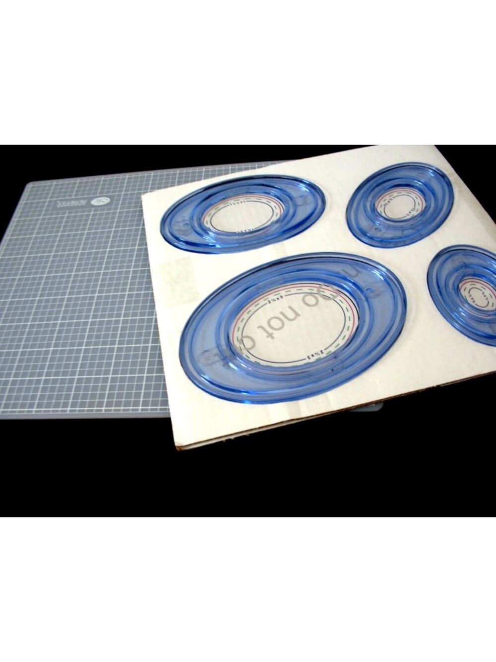 Creative Memories Custom Cutting, mat blades, Ovals, Circles, Celestial Pattern